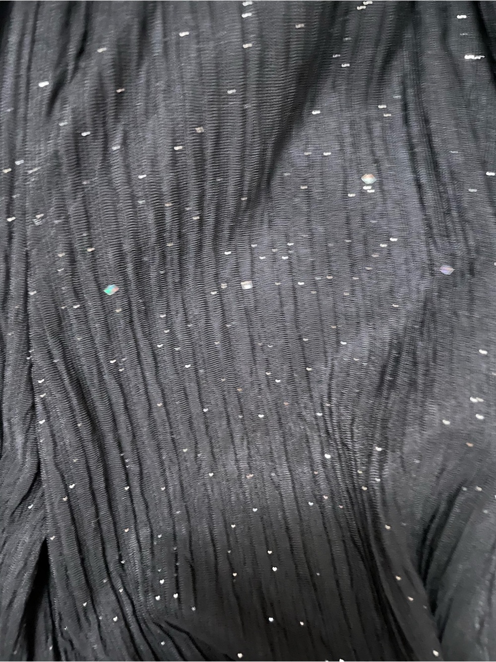 Ava & Viv Black Sparkle Wide-Leg Pants - Picture 3 of 4